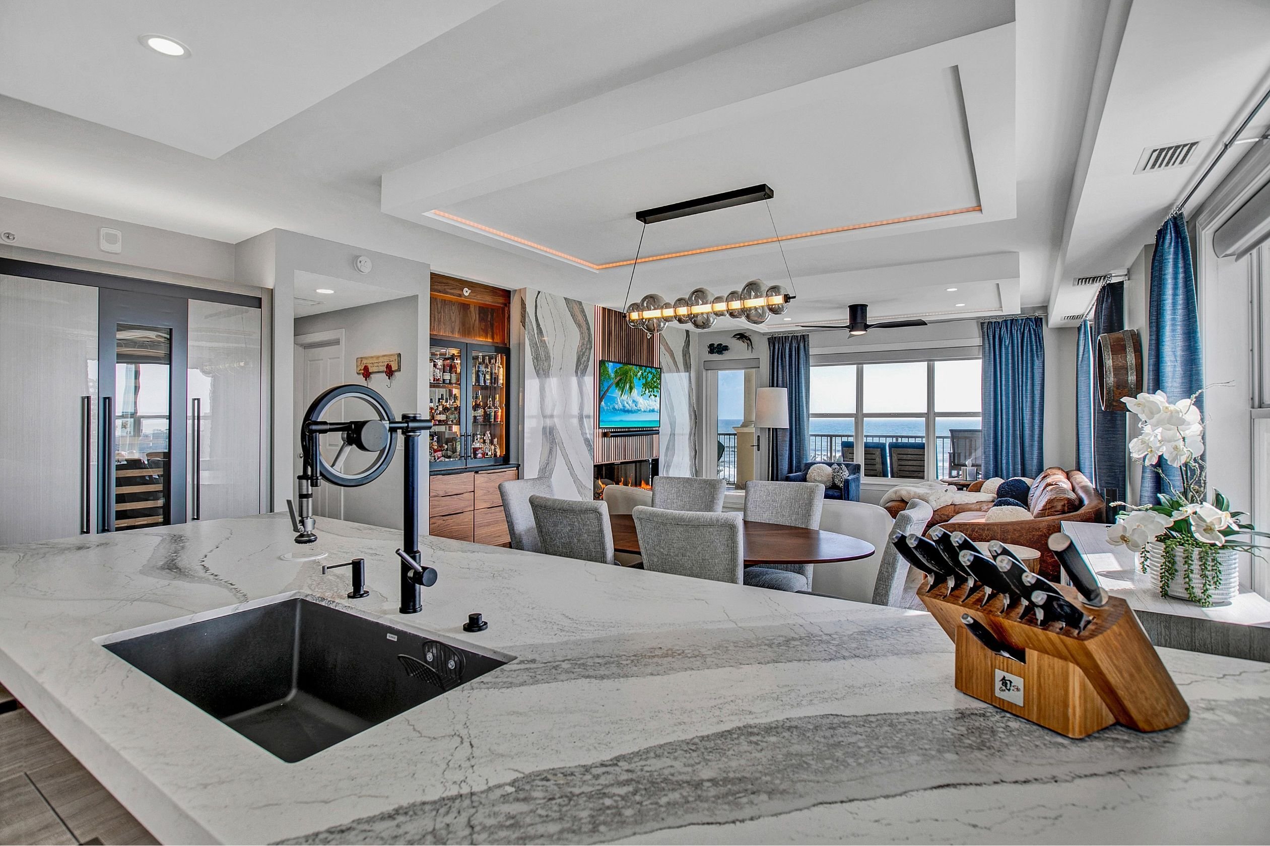 open concept condo remodel in jax beach, fl