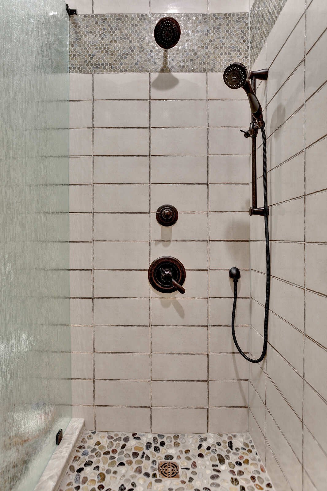 eclectic whole home remodel shower