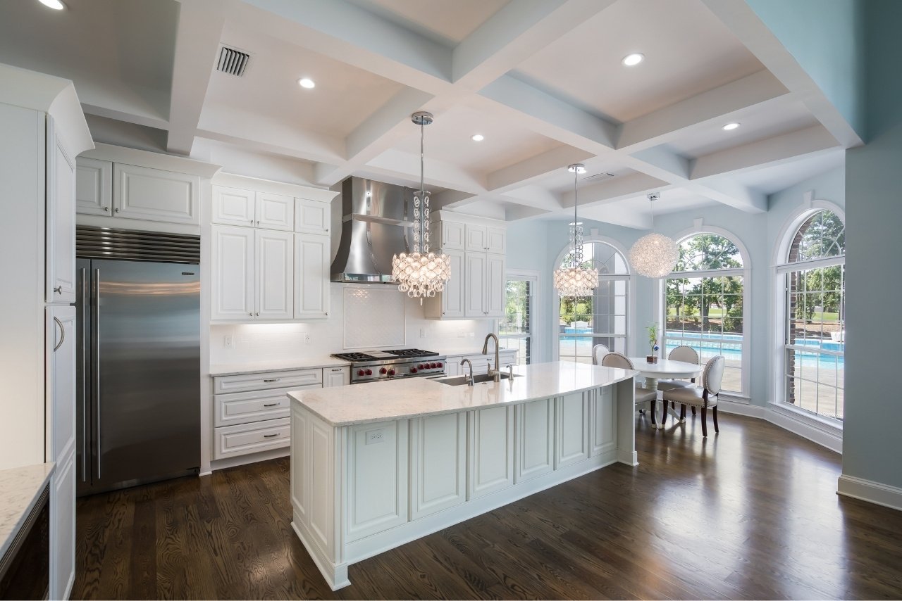 interior kitchen renovation in florida with luxury lighting choices (1)