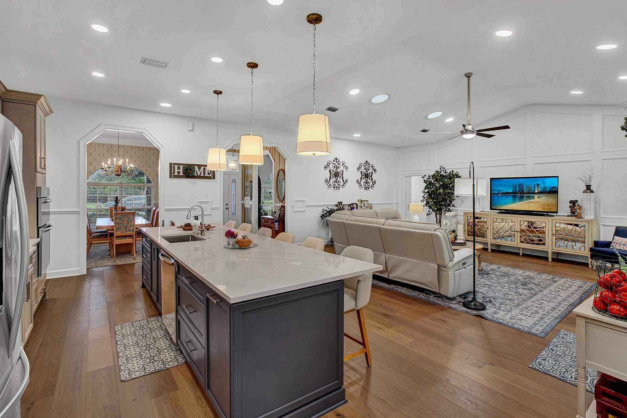 Wouldnt it be Everleigh home renovation in Jacksonville, FL with open concept kitchen and living room area-1